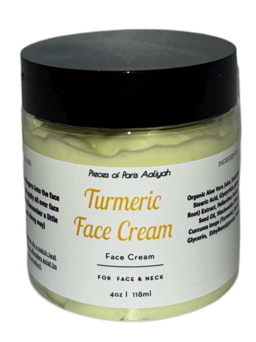 Turmeric Face Cream – Pieces Of Paris Aaliyah, LLC