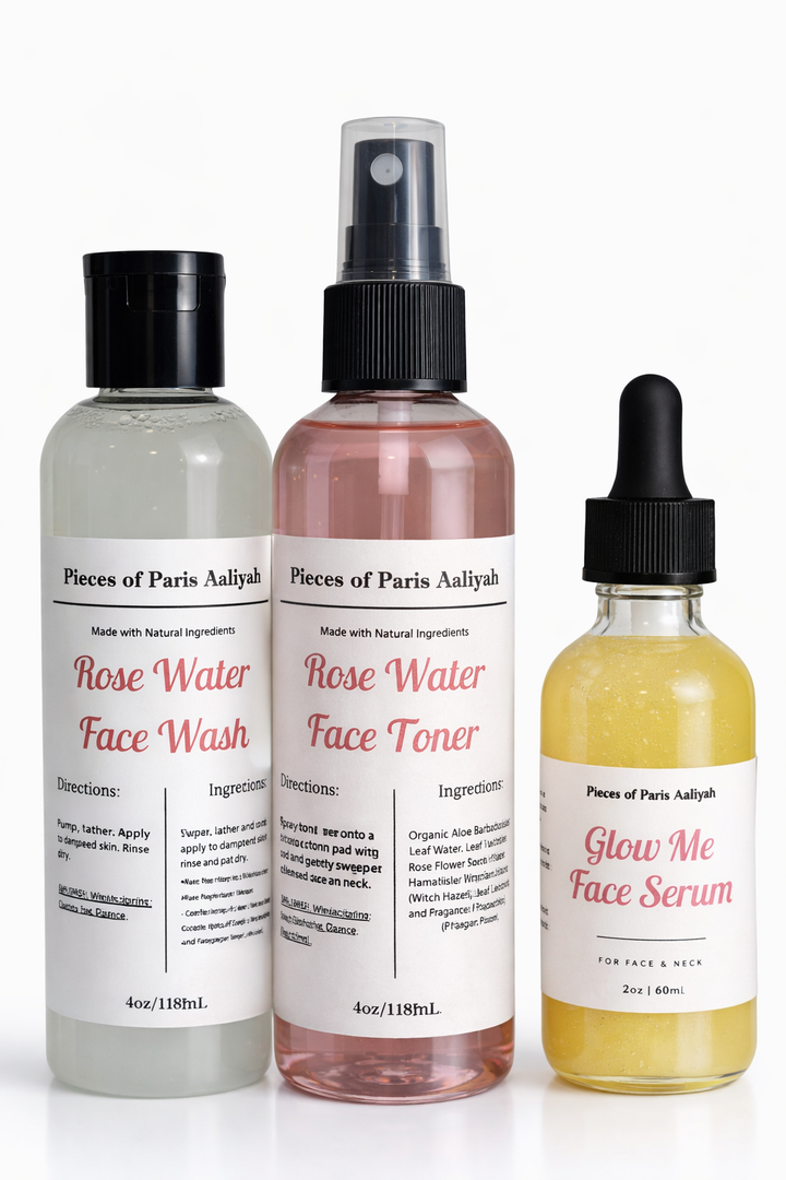 Rosewater 3-Step Skincare Set